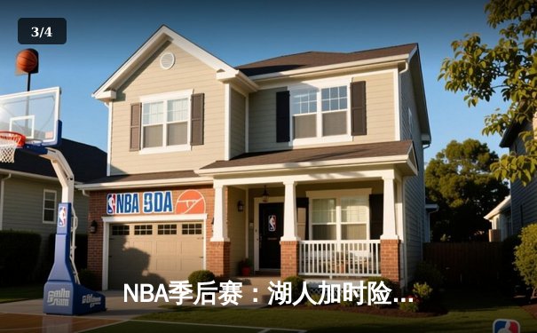NBA季后赛：湖人加时险胜勇士，詹姆斯关键三分定乾坤 - 3